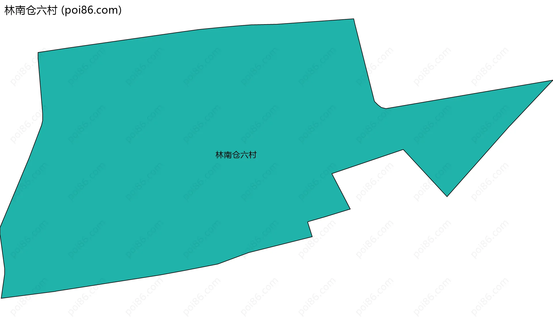 林南仓六村边界地图