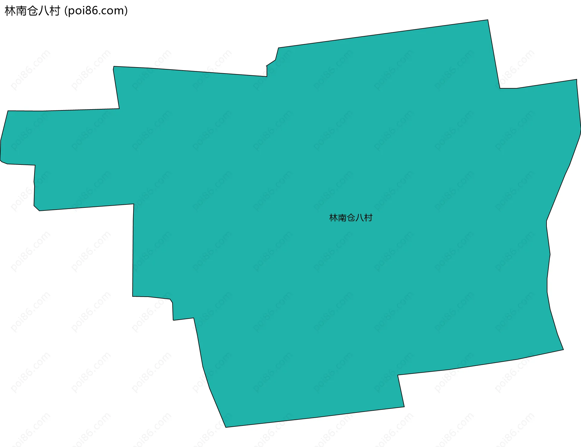 林南仓八村边界地图