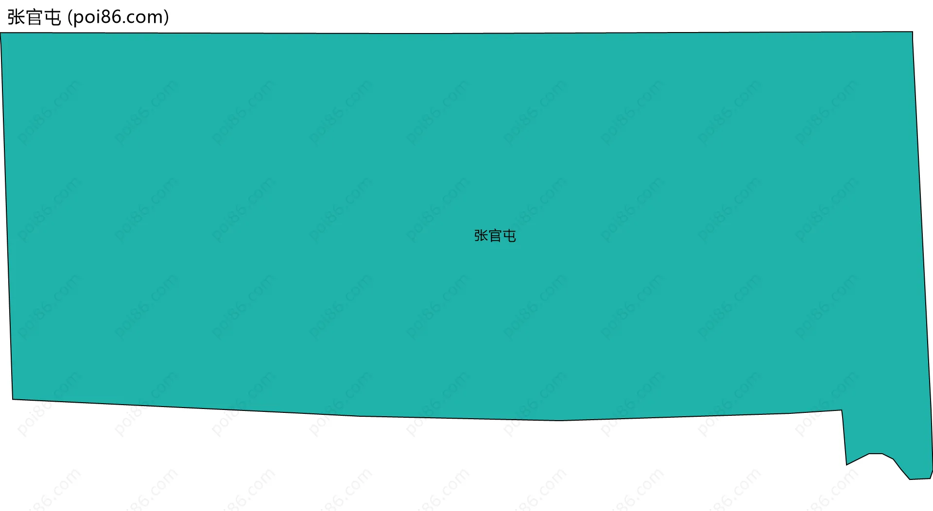 张官屯边界地图