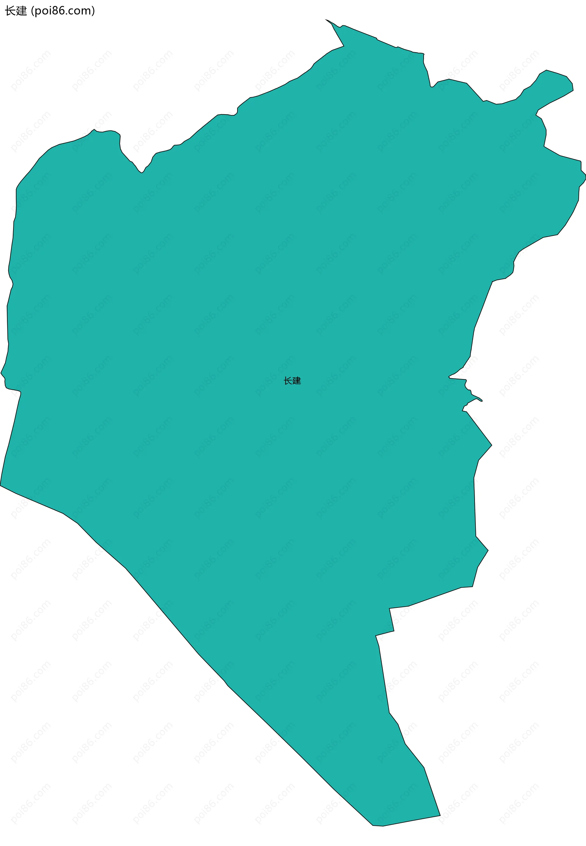 长建边界地图