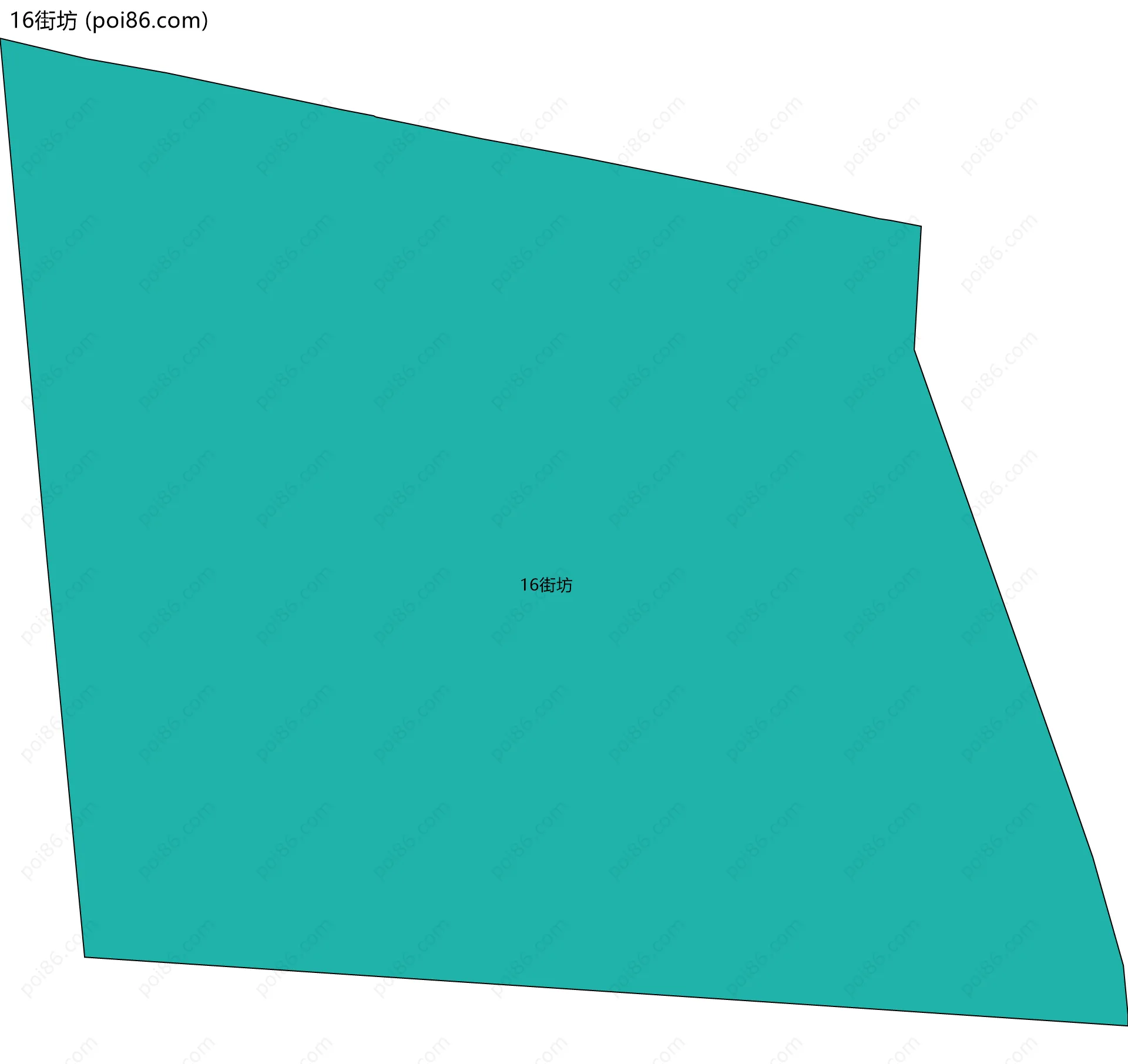 16街坊边界地图