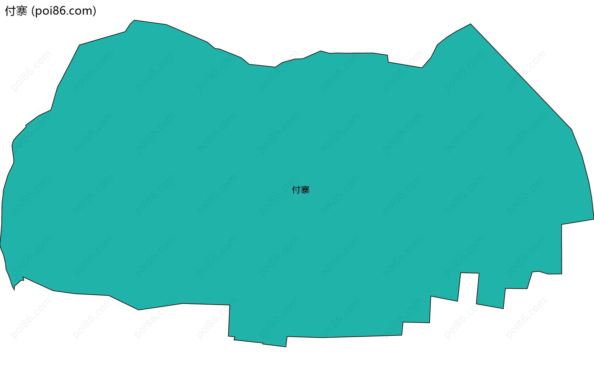 付寨边界地图