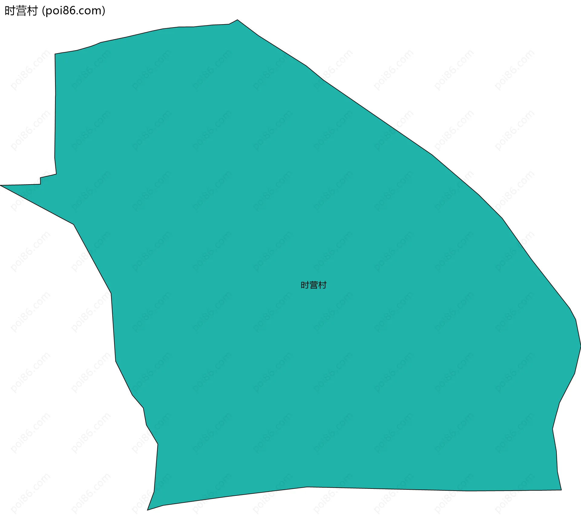 时营村边界地图