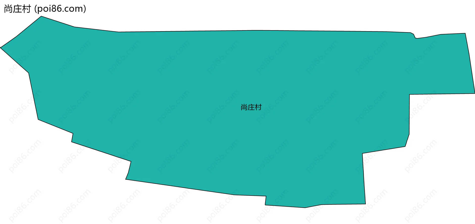 尚庄村边界地图