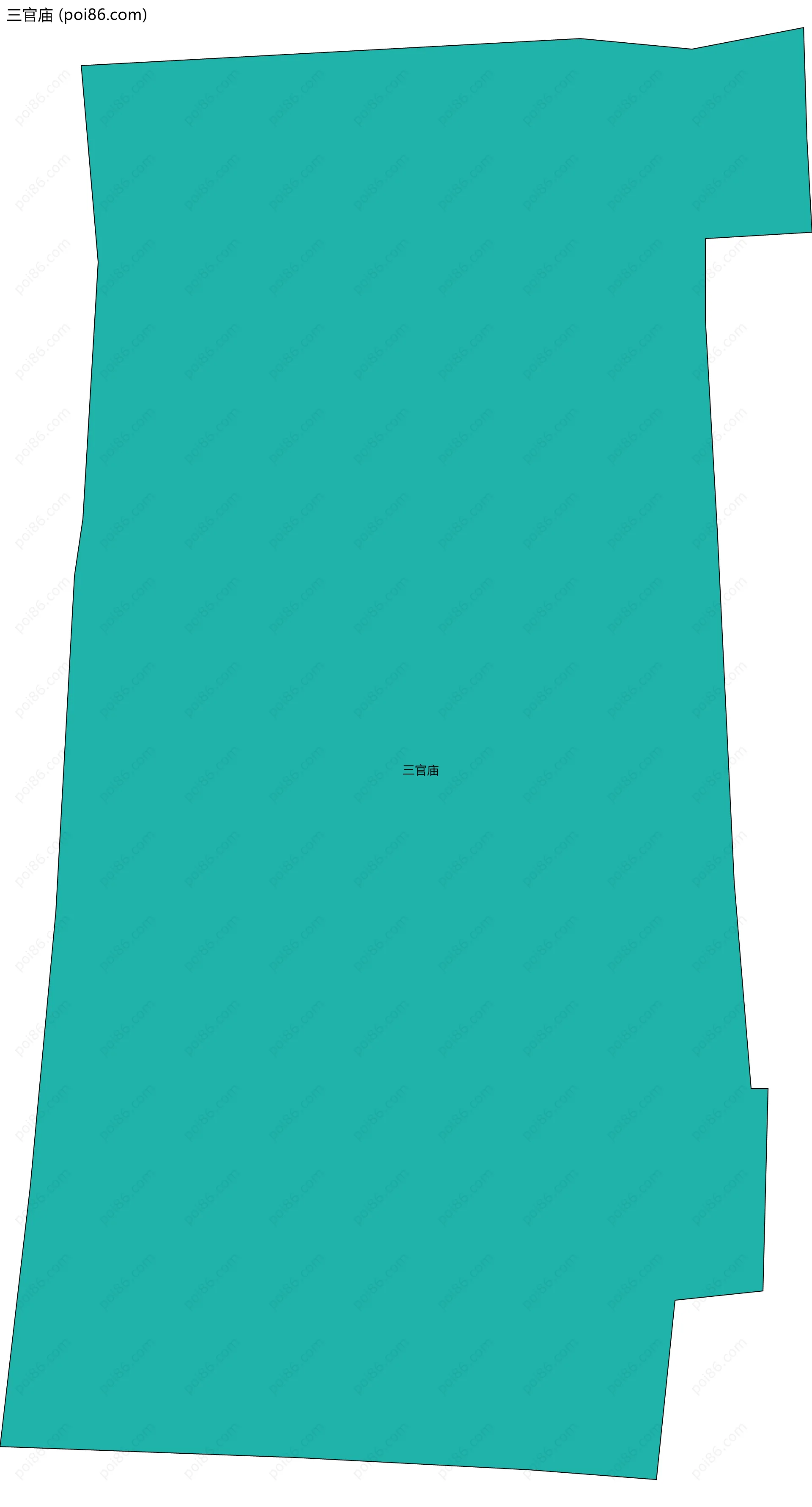 三官庙边界地图