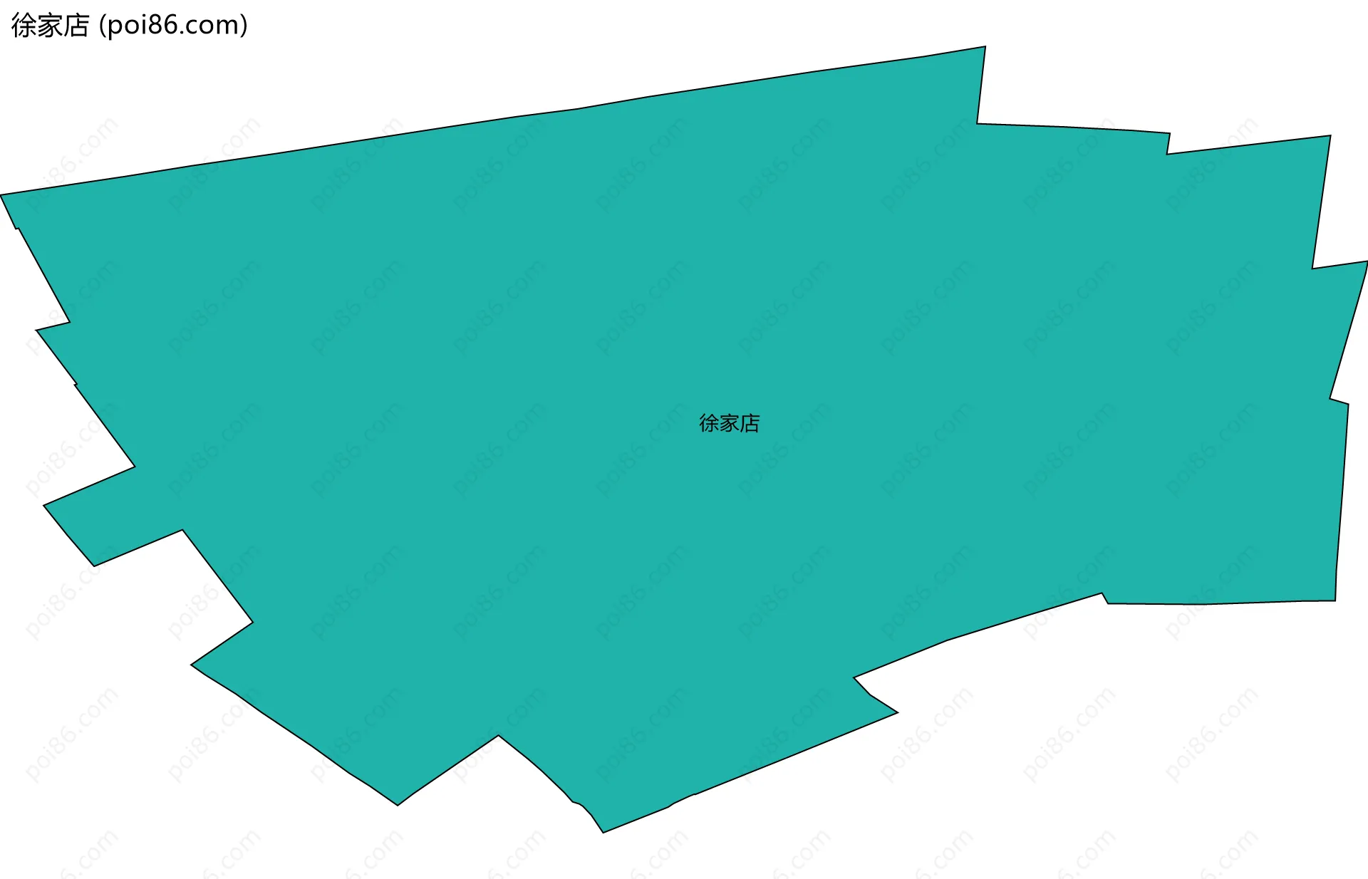 徐家店边界地图