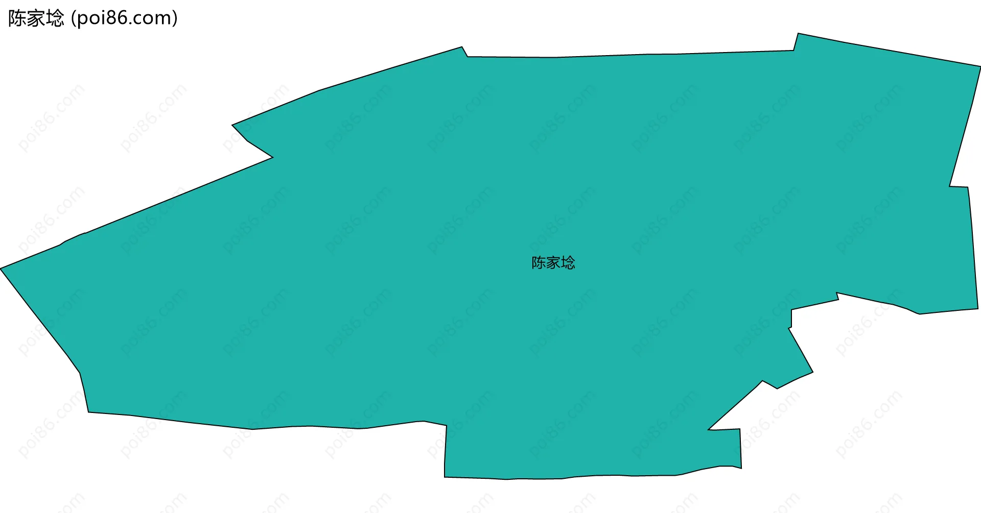 陈家埝边界地图