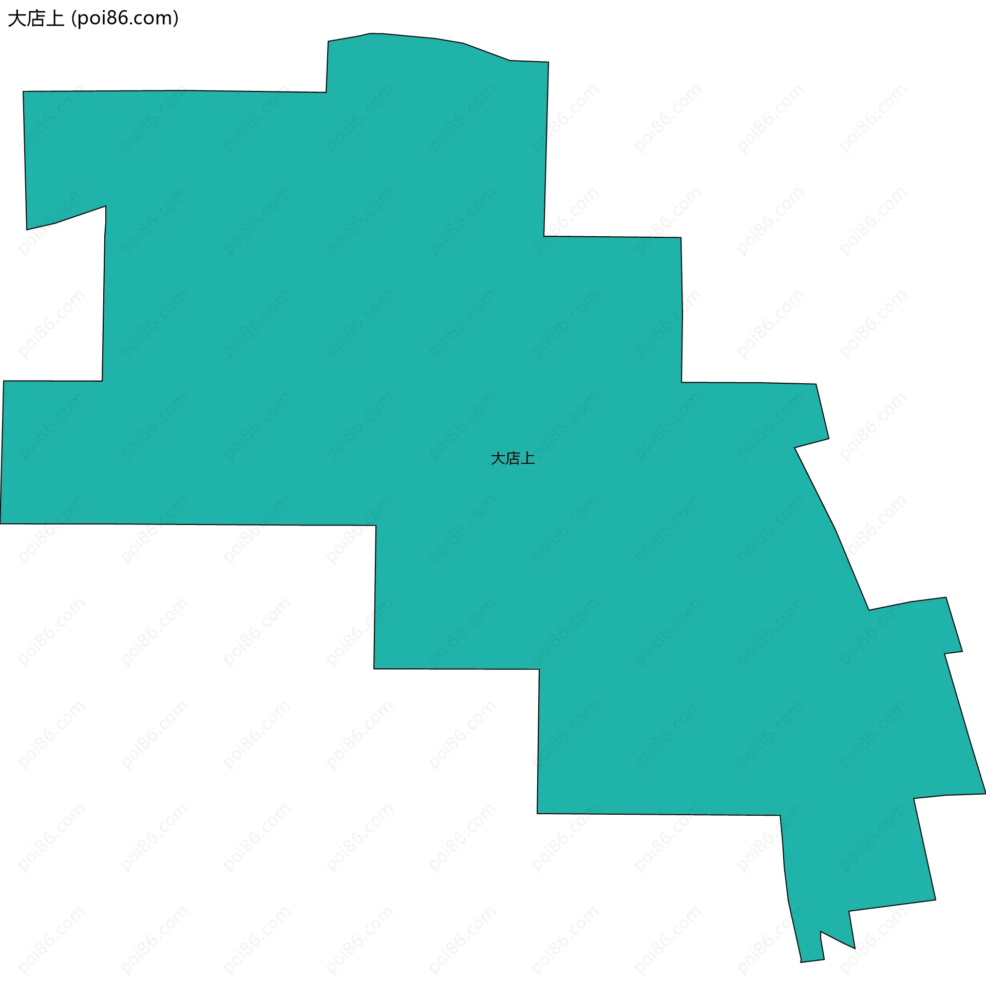 大店上边界地图