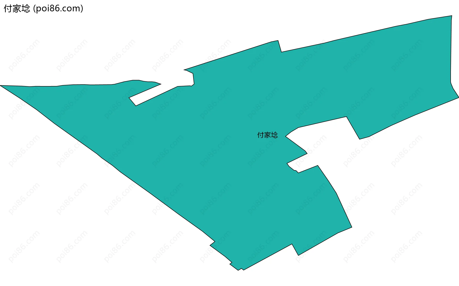 付家埝边界地图