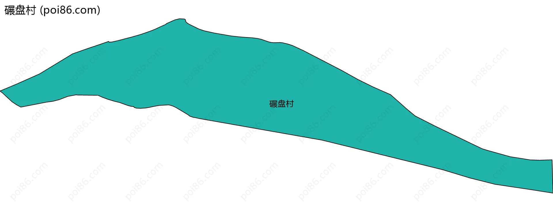 碾盘村边界地图