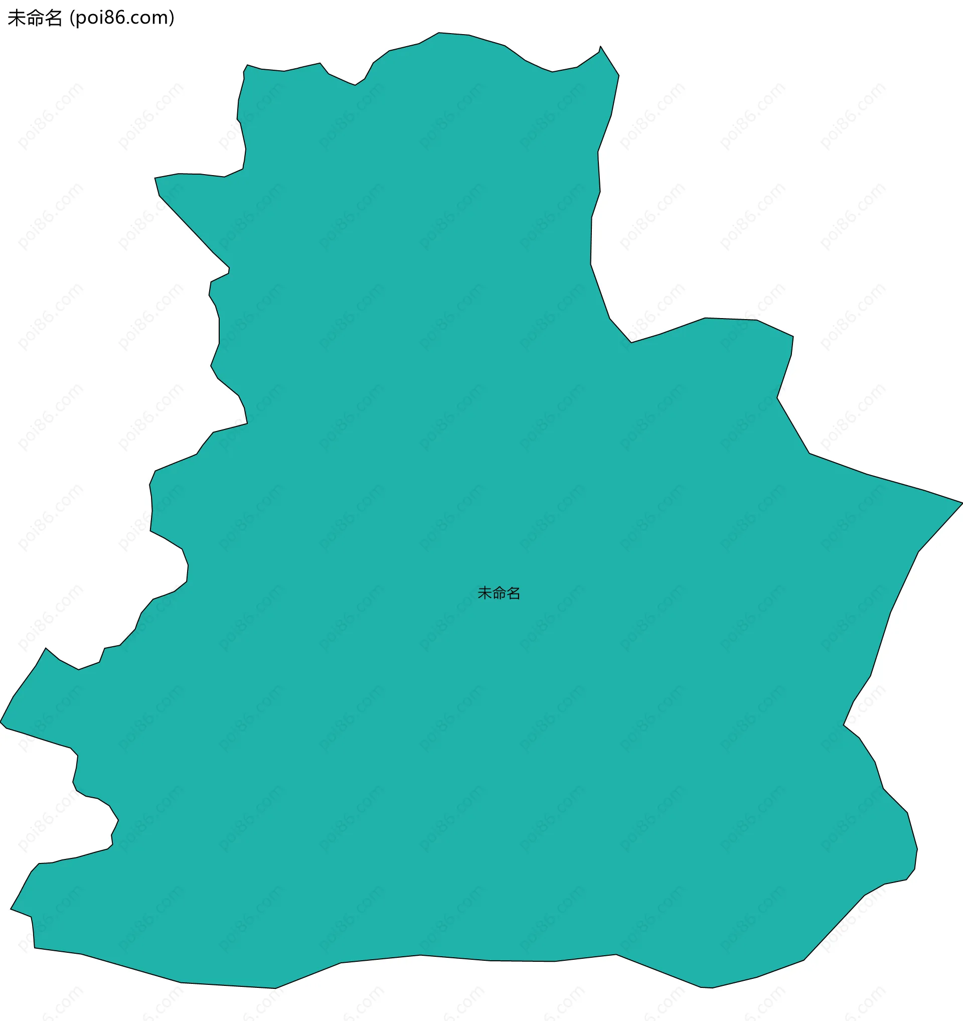 未命名边界地图