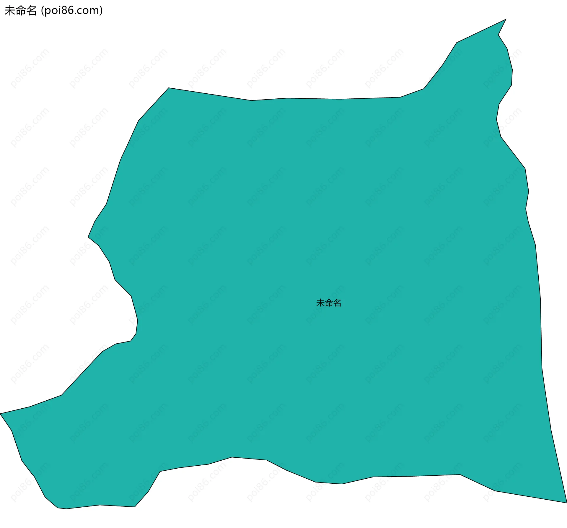 未命名边界地图