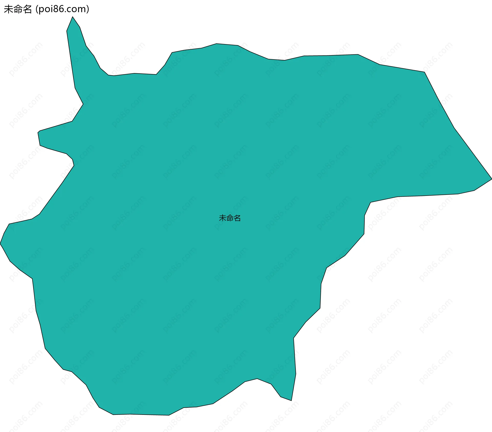 未命名边界地图