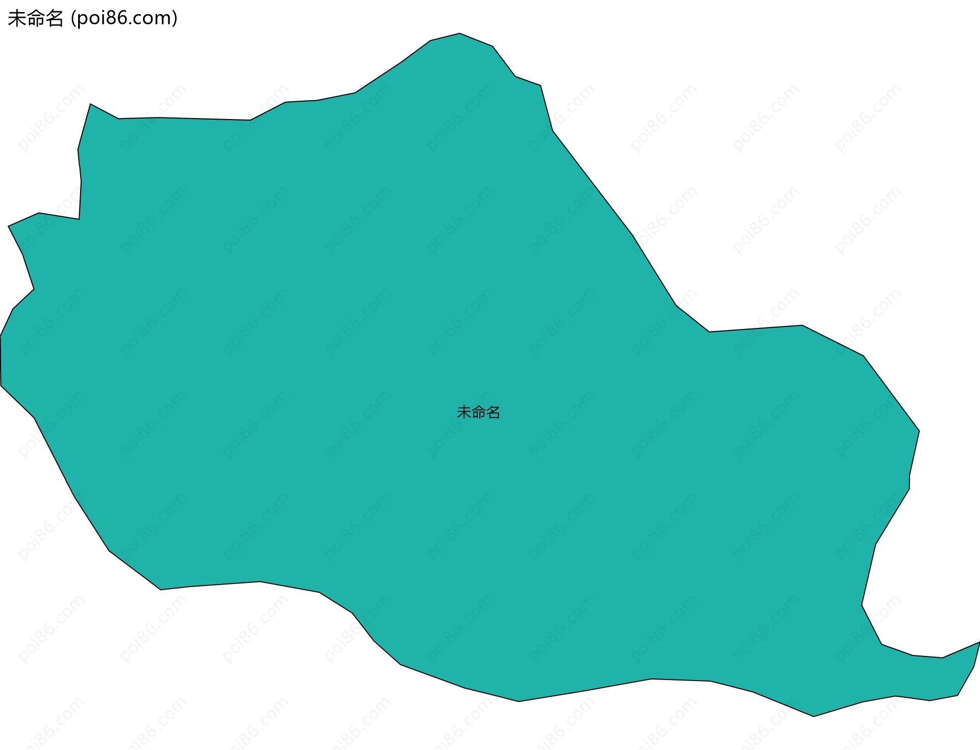 未命名边界地图