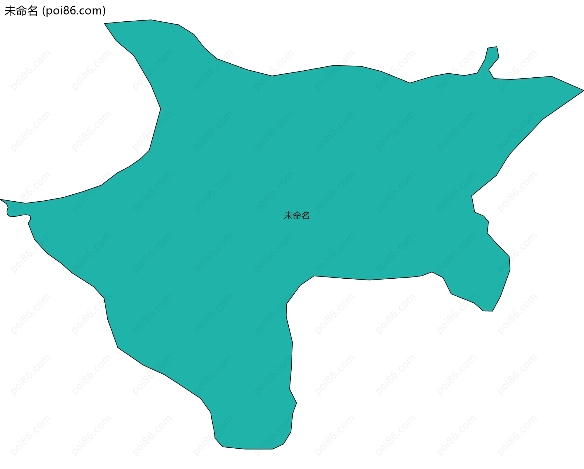 未命名边界地图