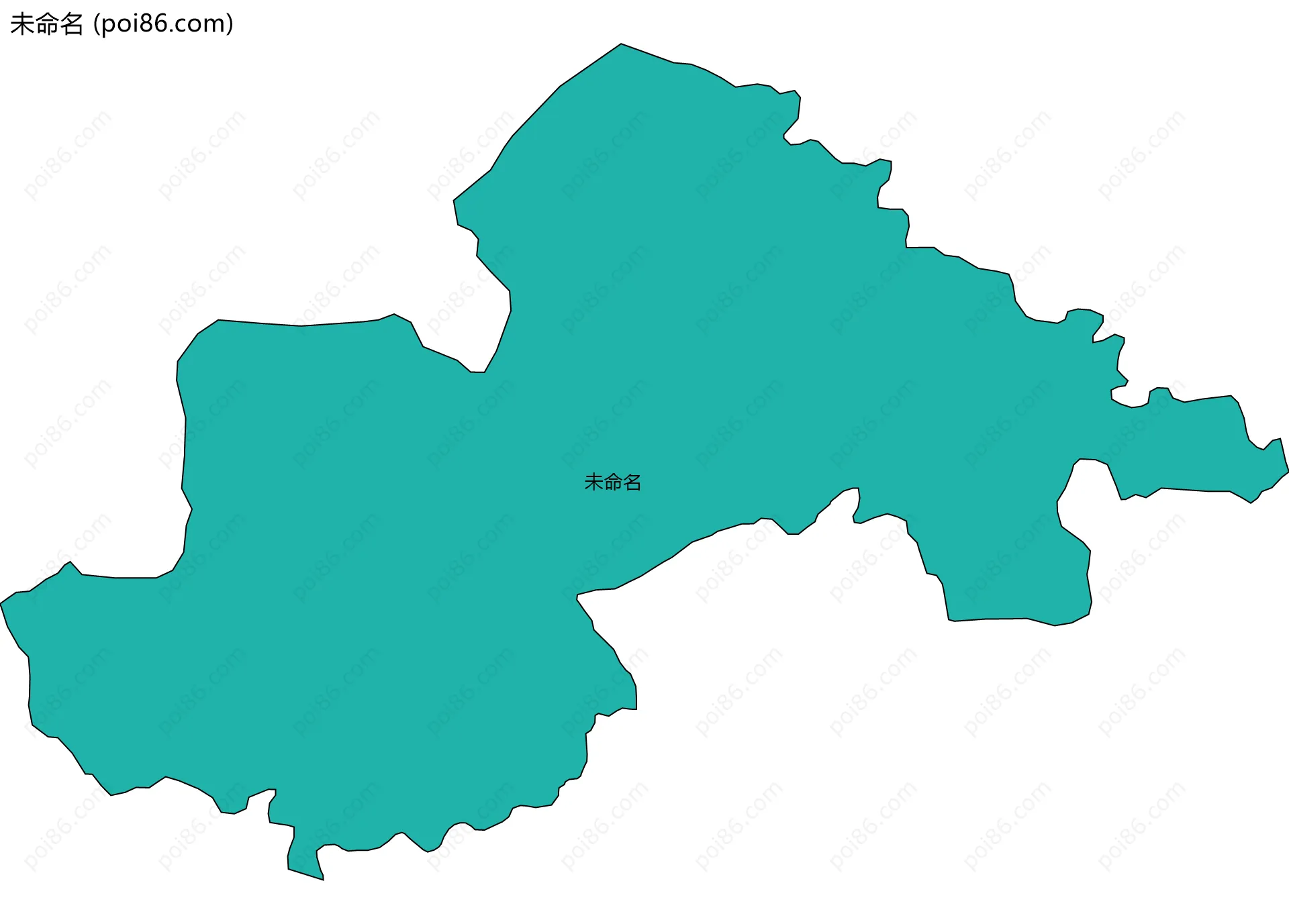 未命名边界地图