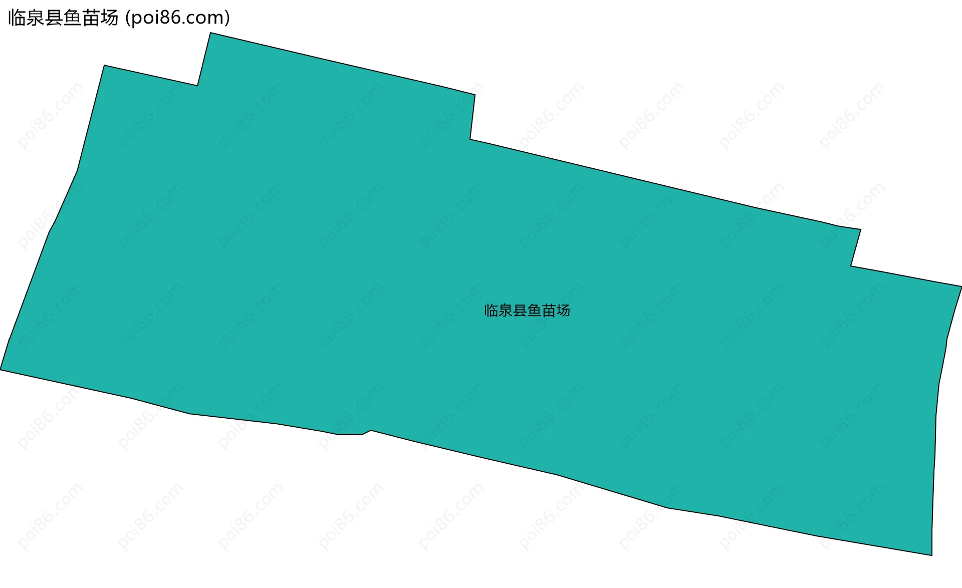 临泉县鱼苗场边界地图