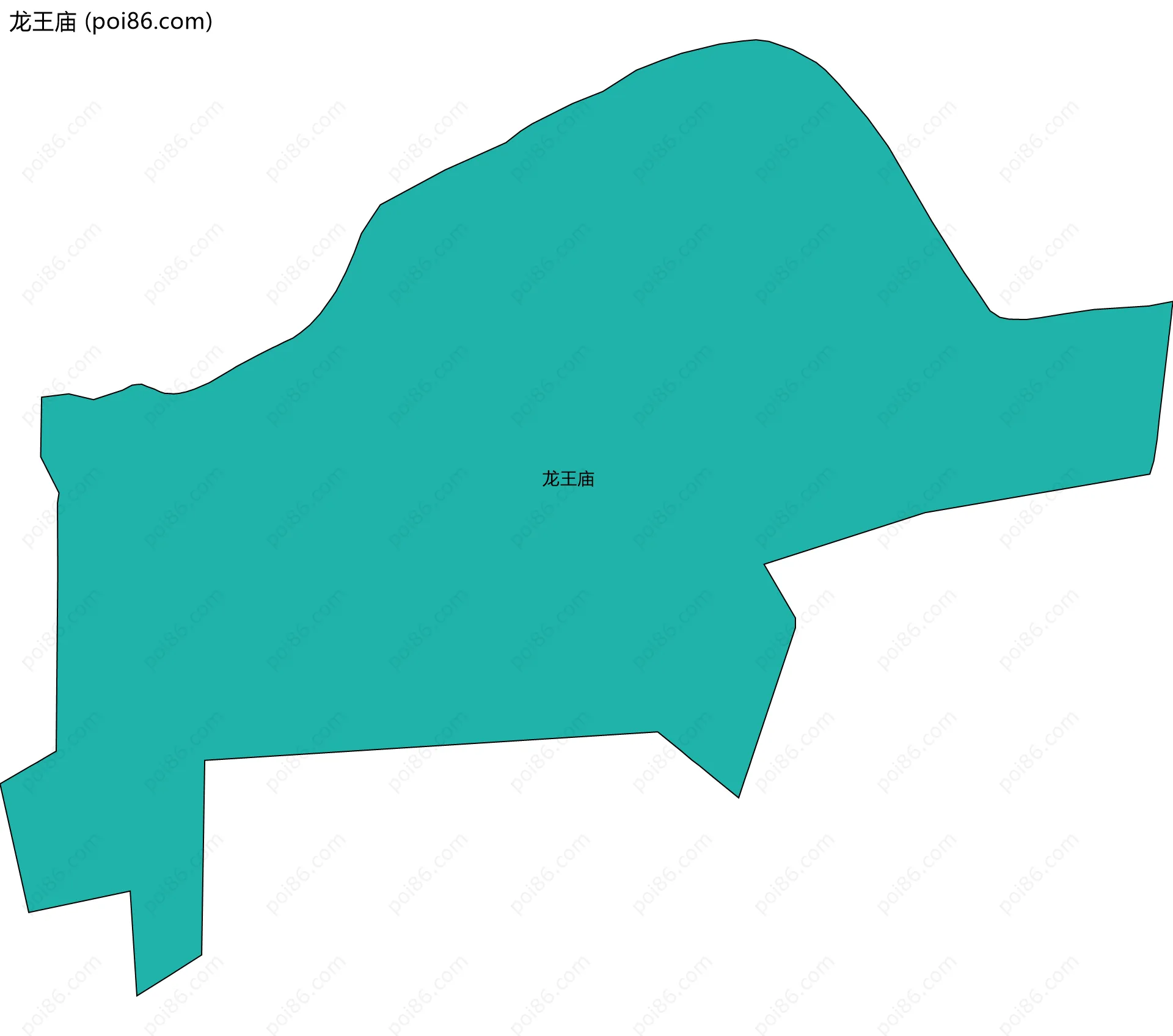 龙王庙边界地图