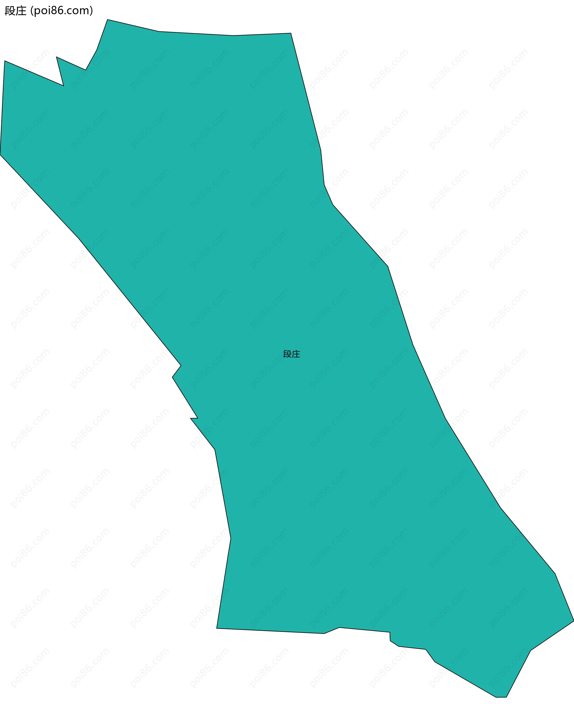 段庄边界地图