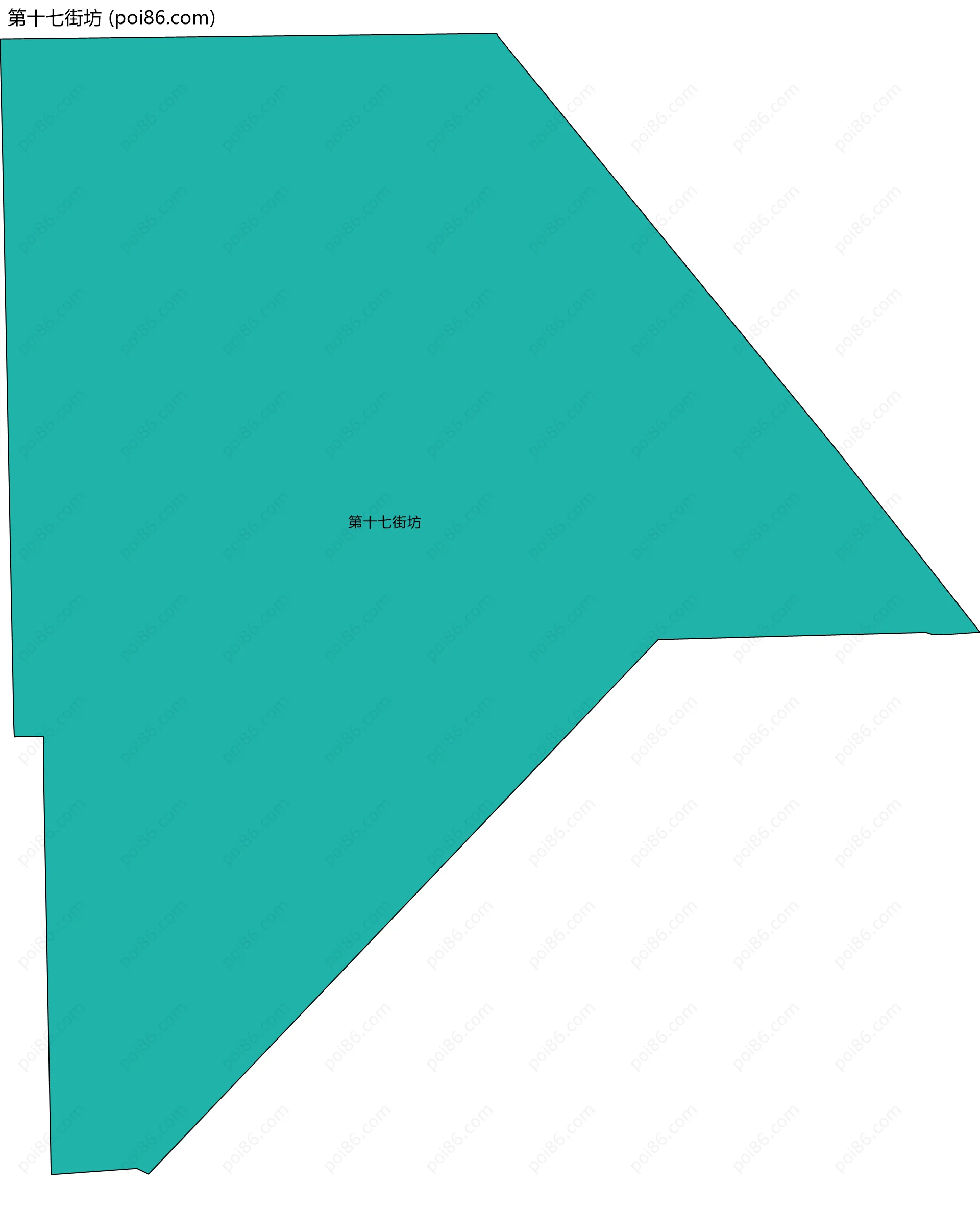 第十七街坊边界地图
