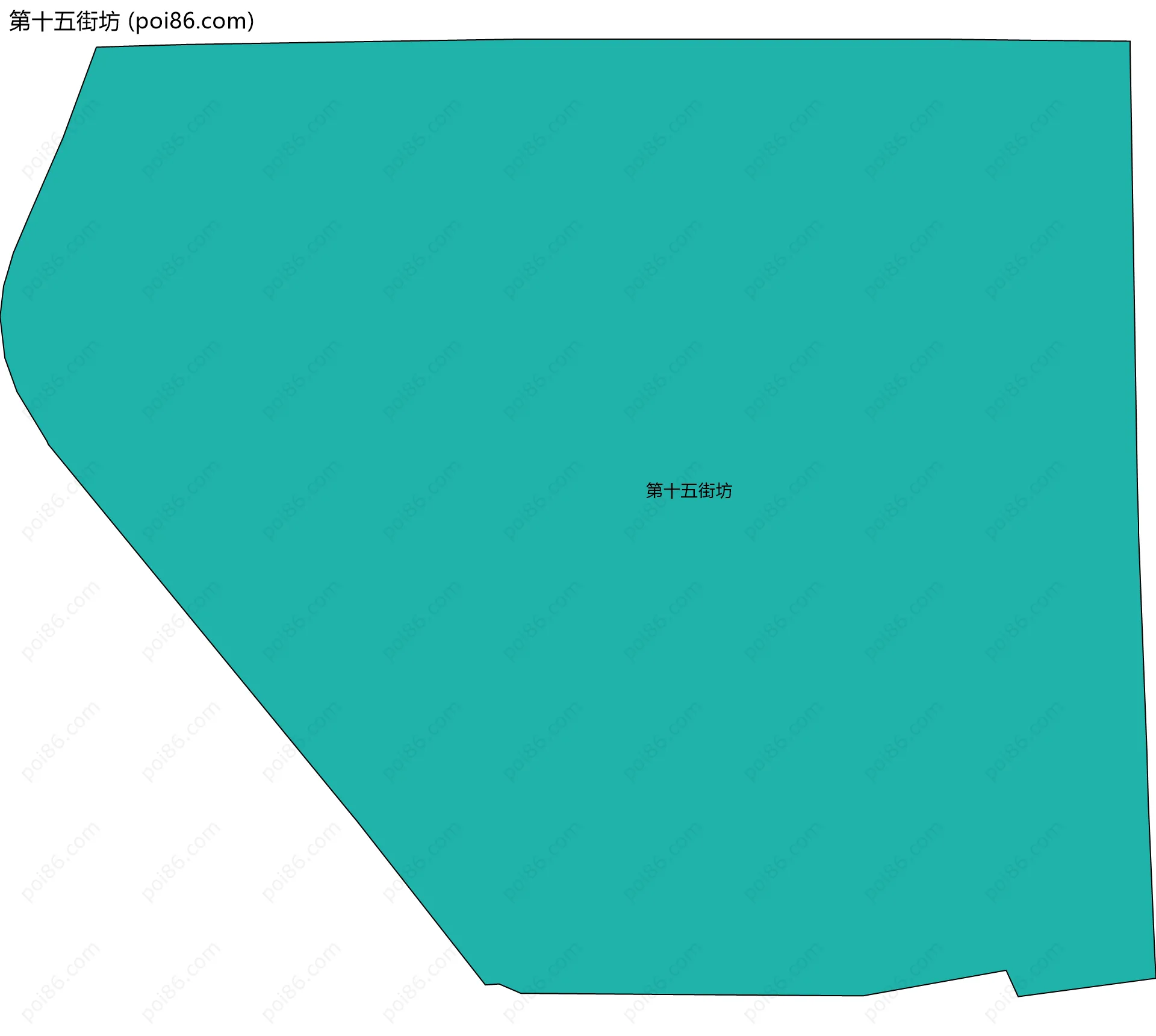 第十五街坊边界地图