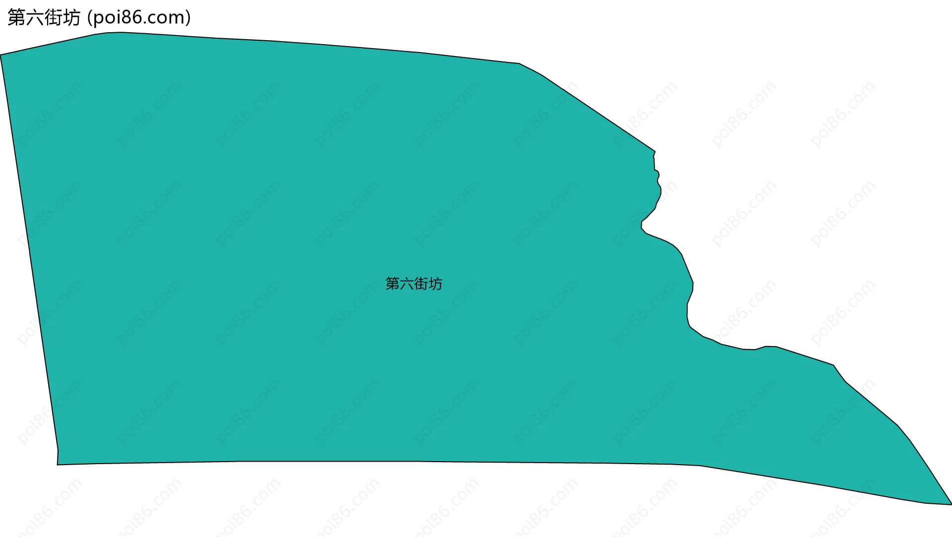 第六街坊边界地图