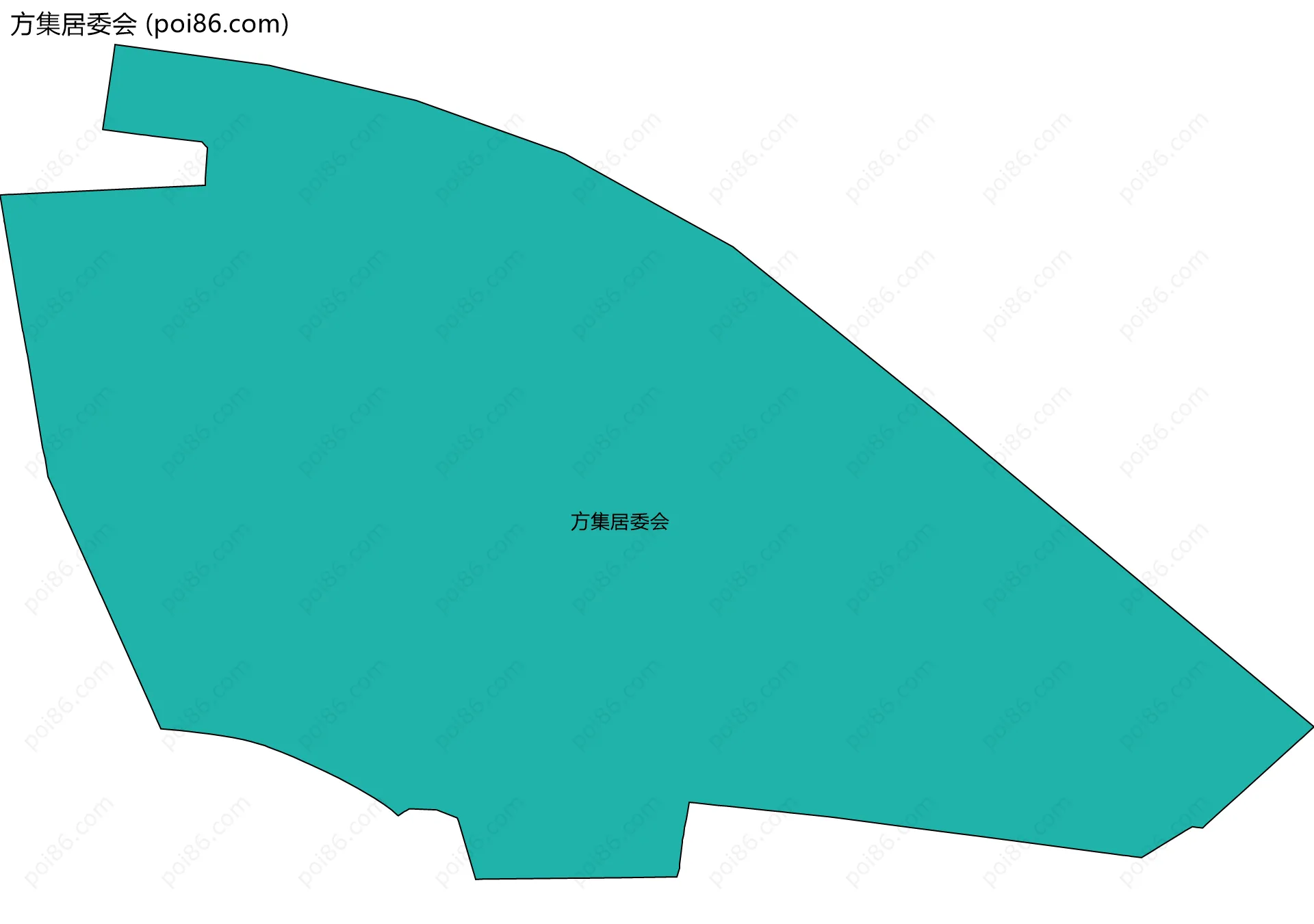 方集居委会边界地图