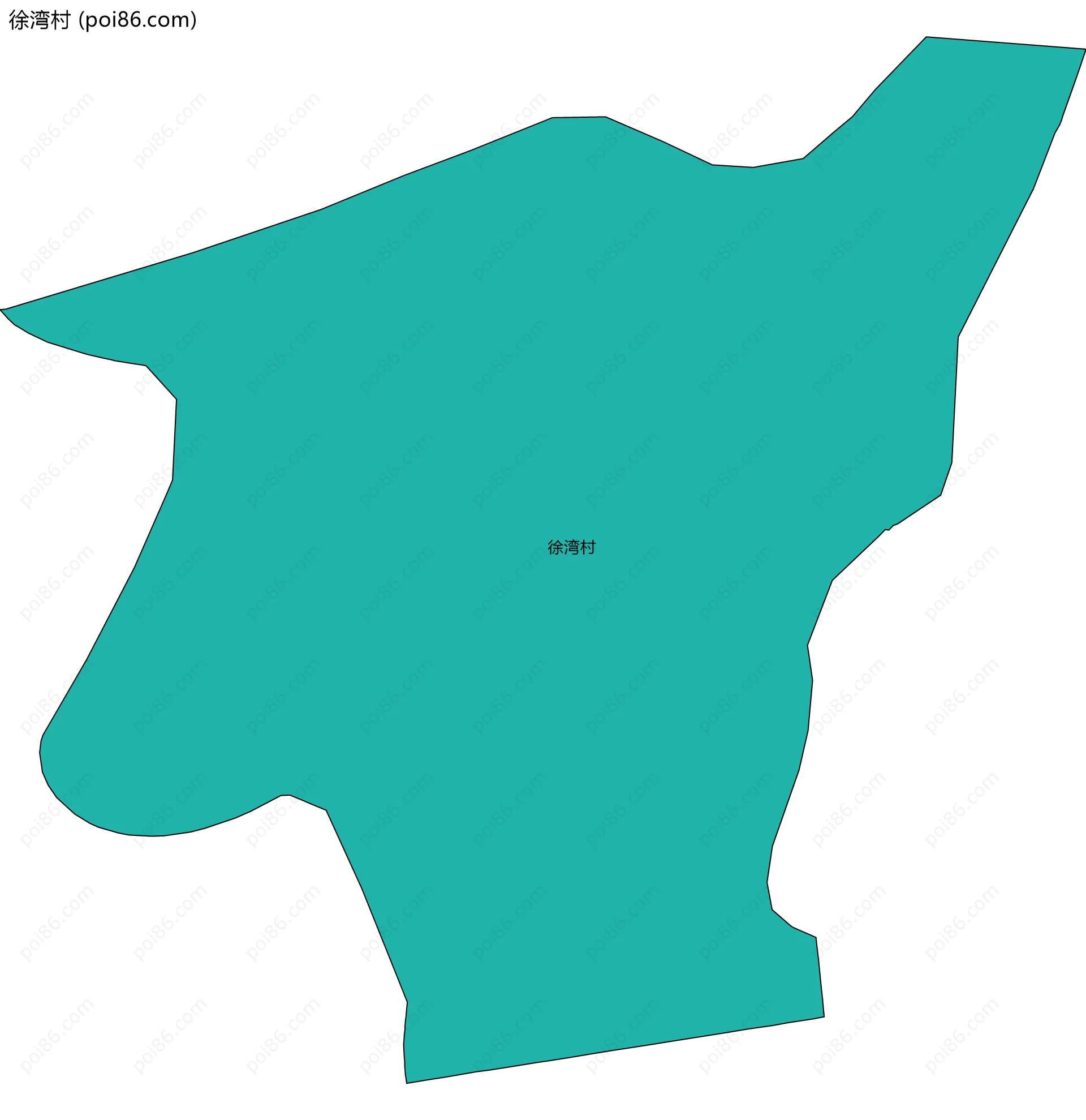 徐湾村边界地图