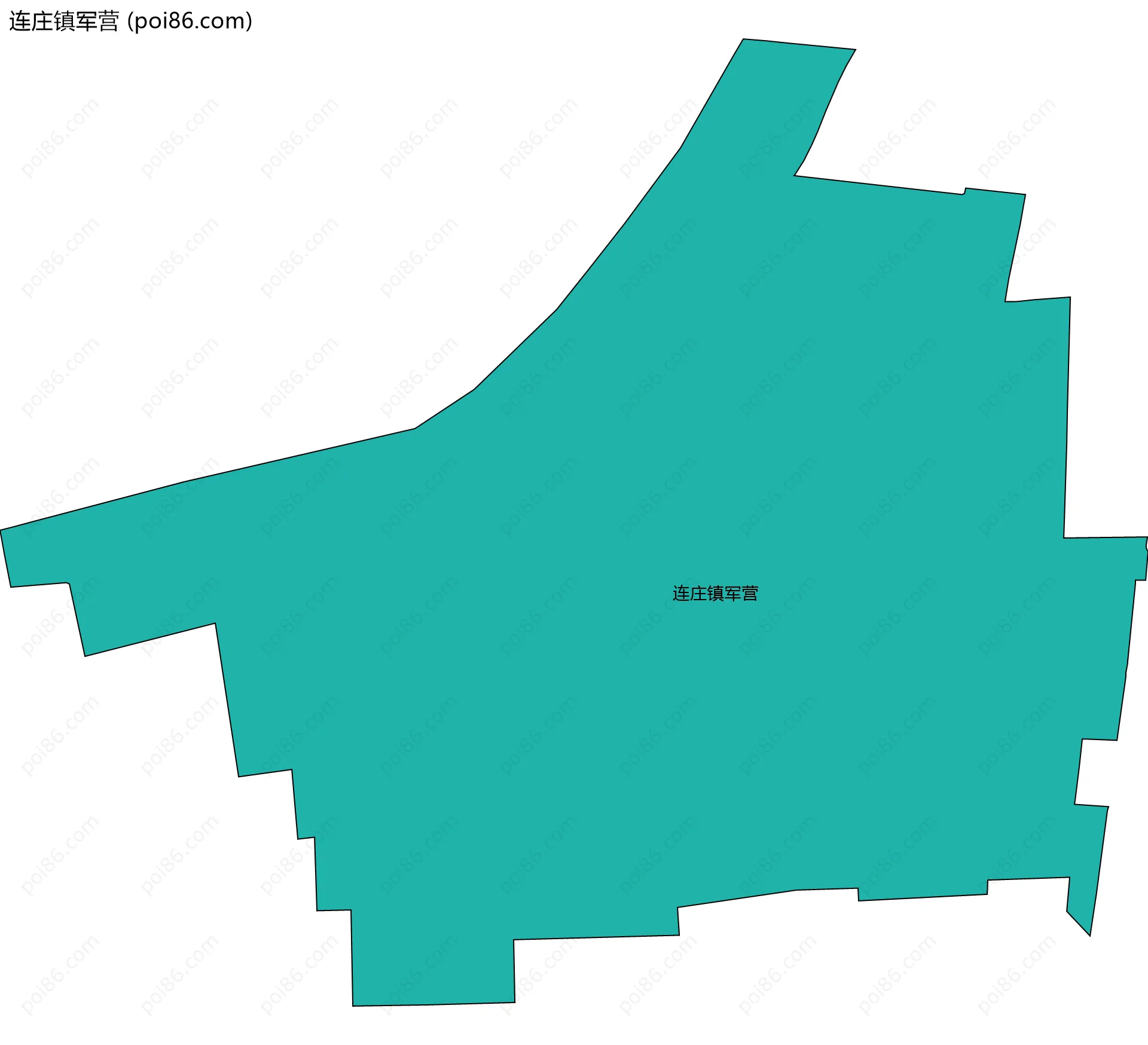 连庄镇军营边界地图