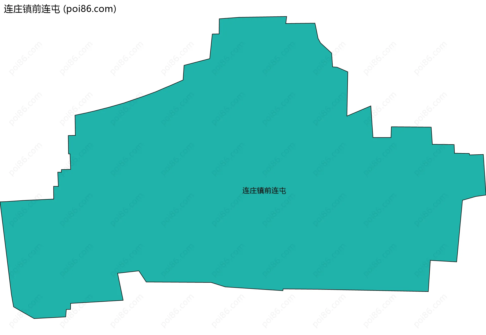 连庄镇前连屯边界地图