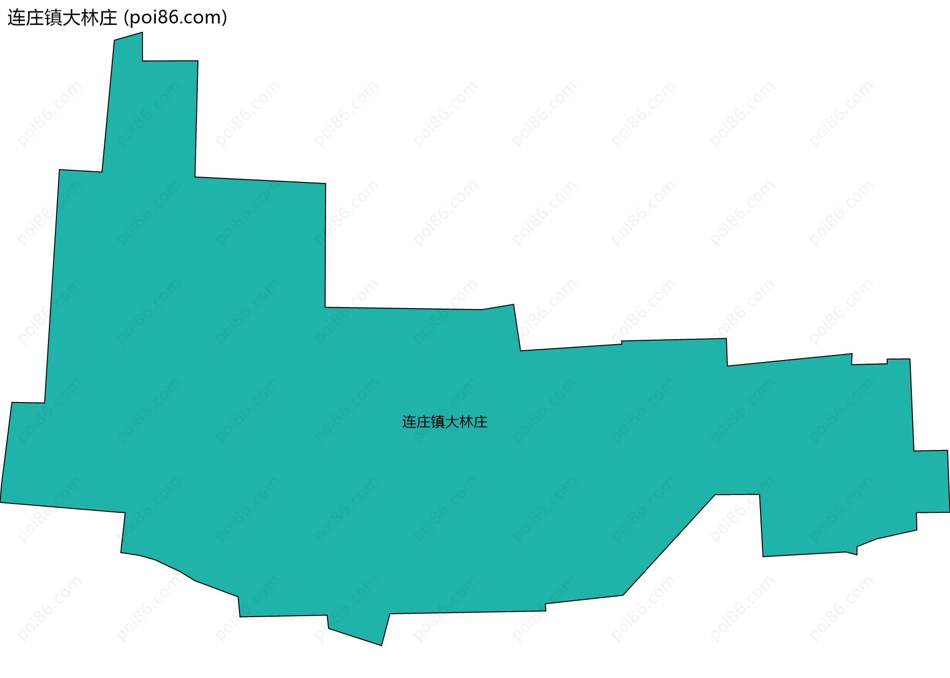 连庄镇大林庄边界地图