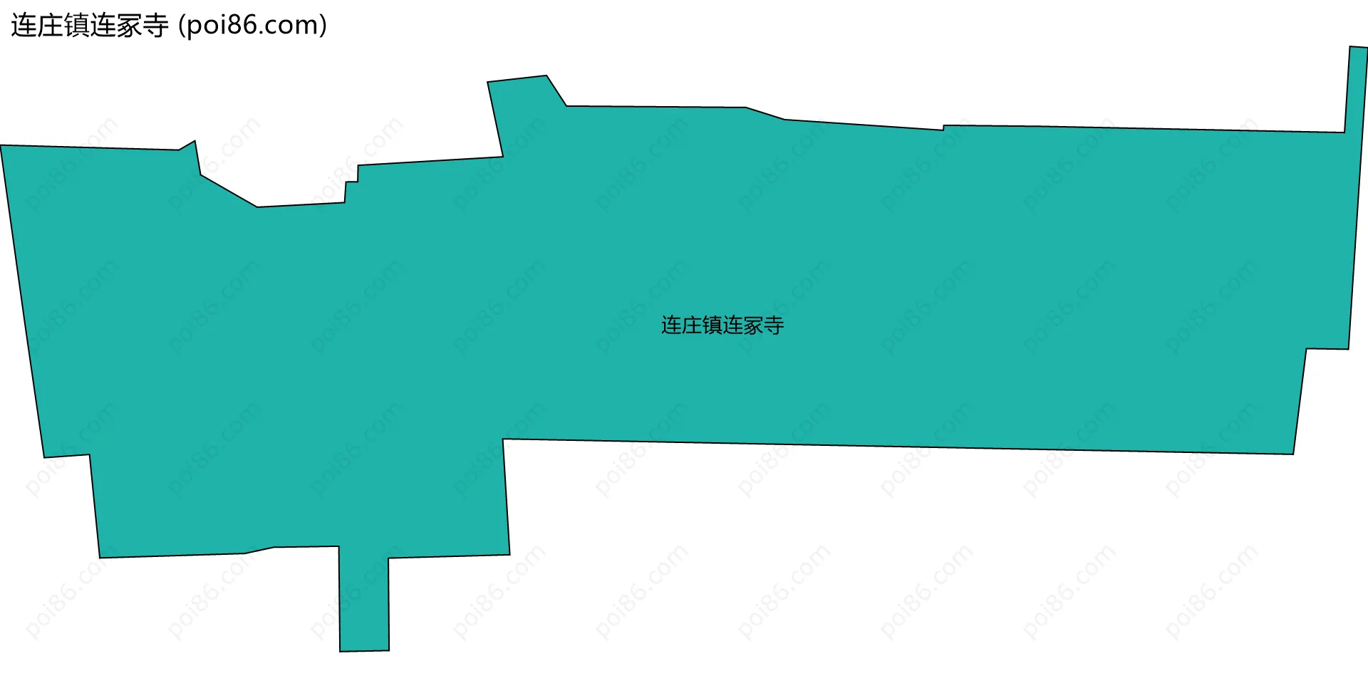 连庄镇连冢寺边界地图