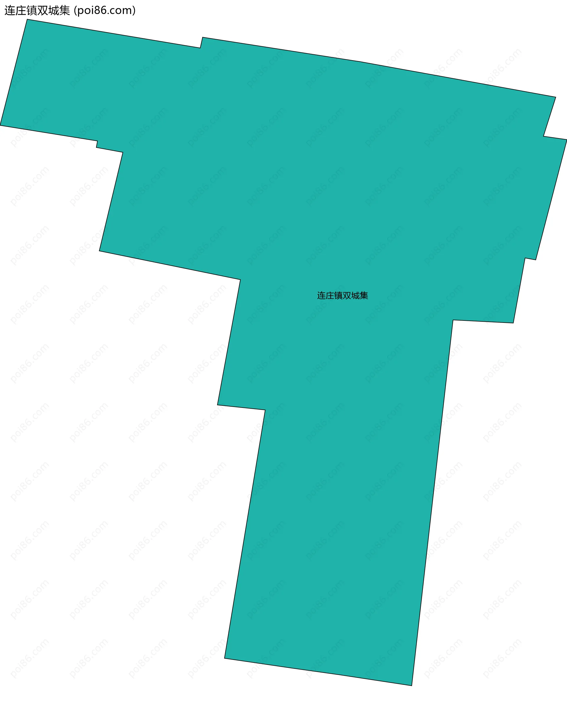 连庄镇双城集边界地图