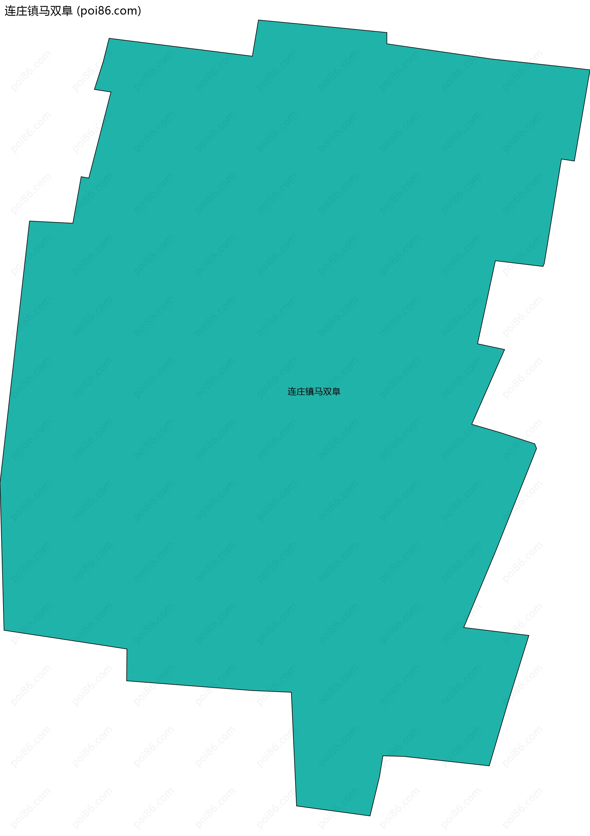 连庄镇马双阜边界地图