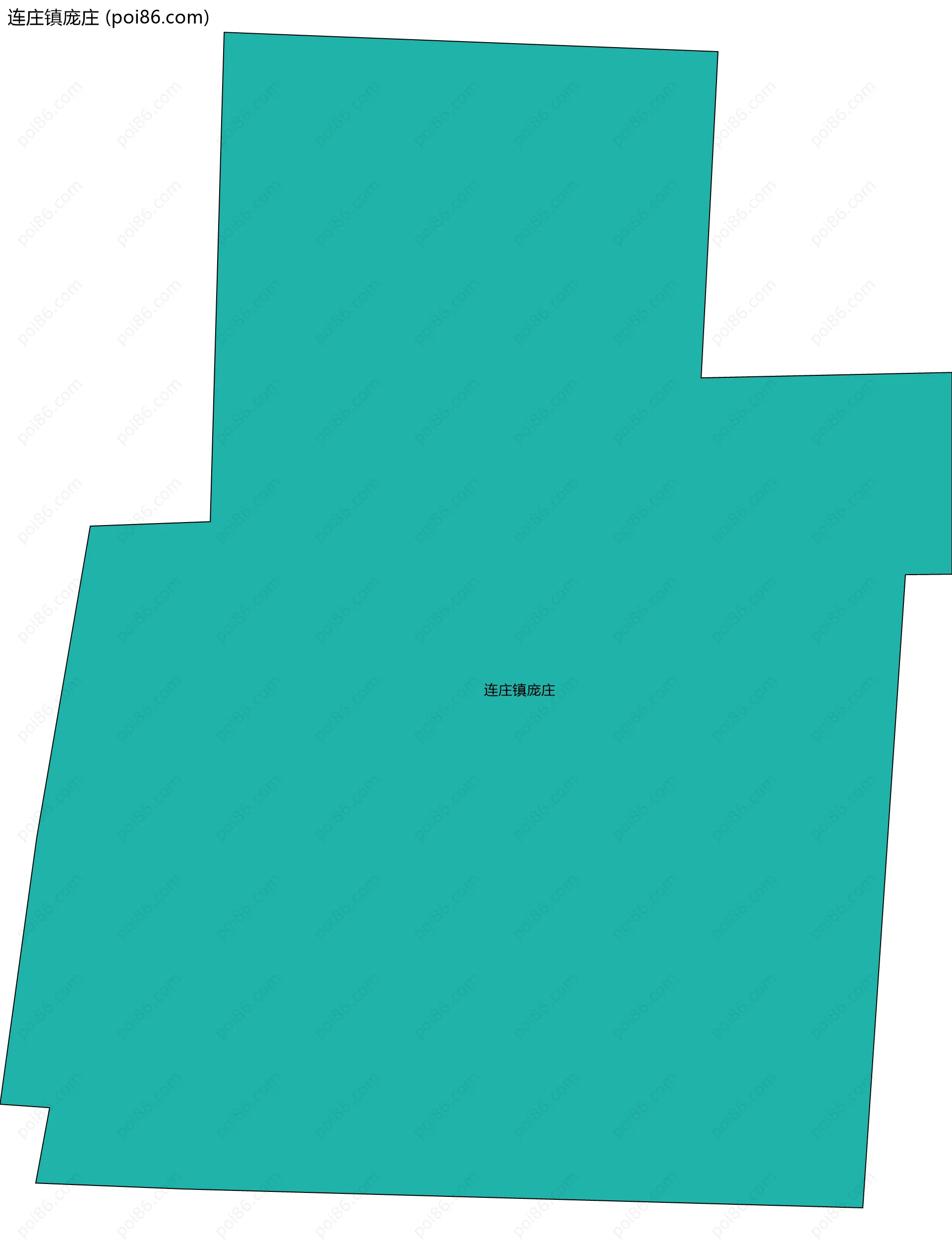 连庄镇庞庄边界地图