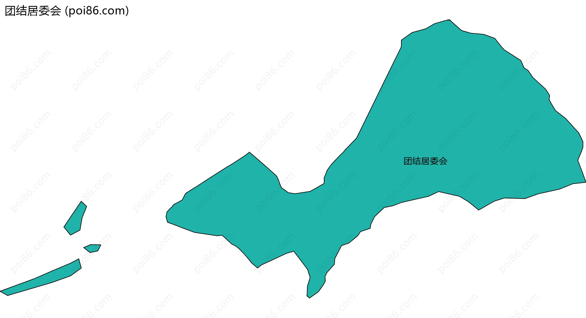 团结居委会边界地图