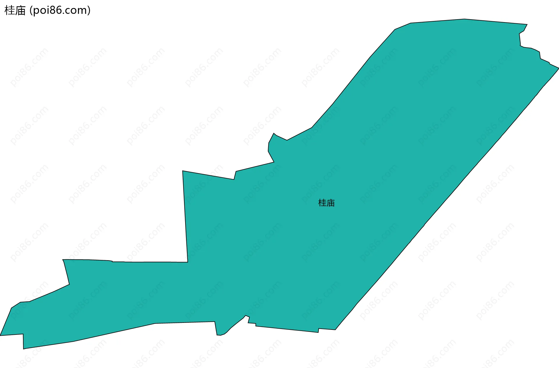 桂庙边界地图