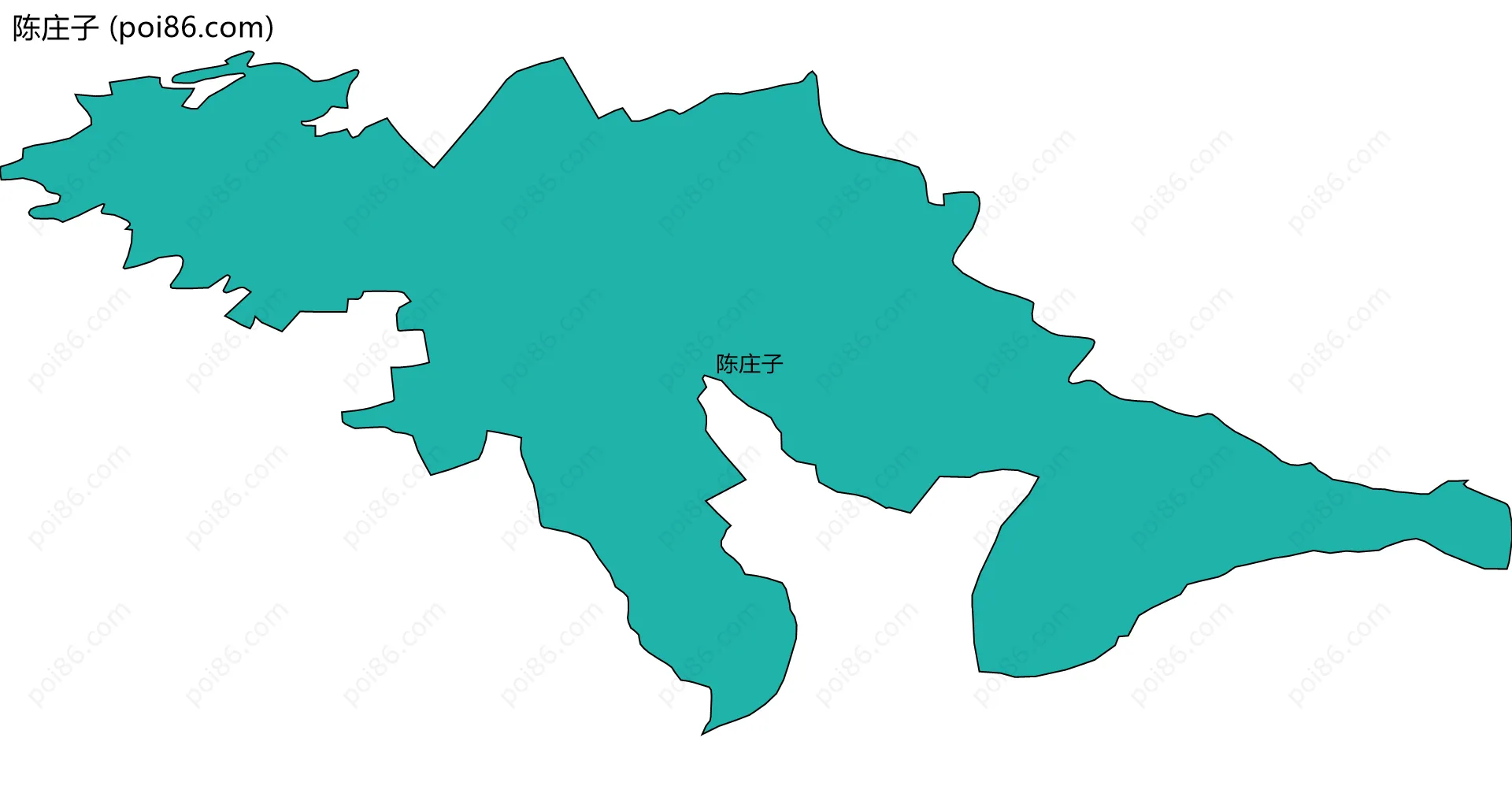 陈庄子边界地图