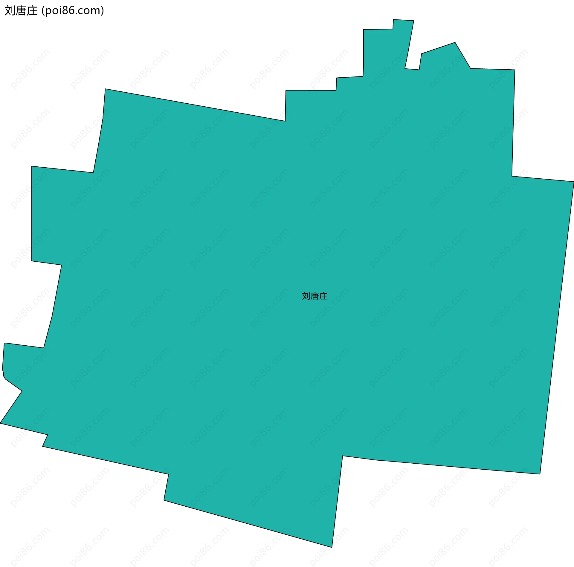 刘唐庄边界地图