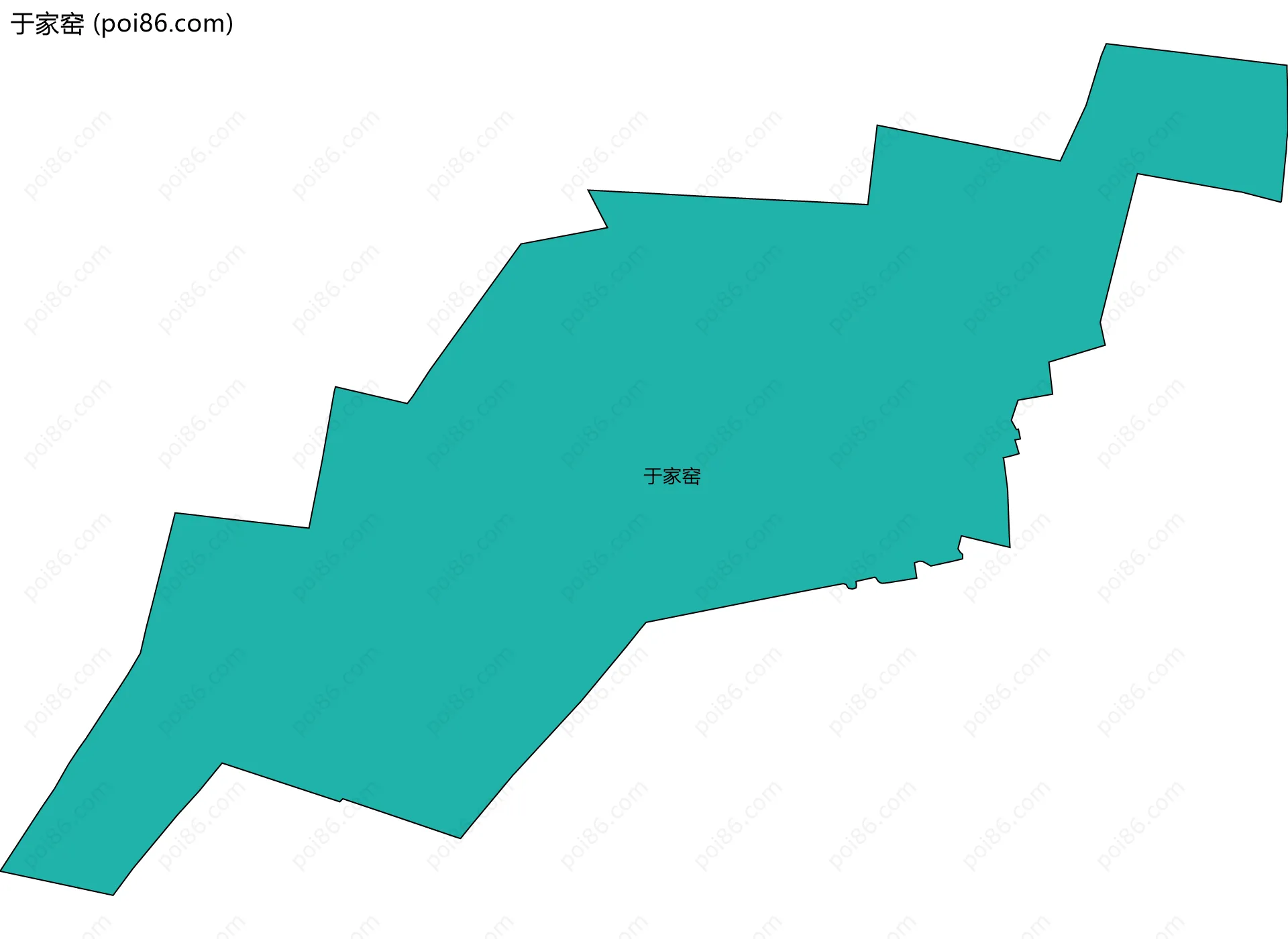 于家窑边界地图