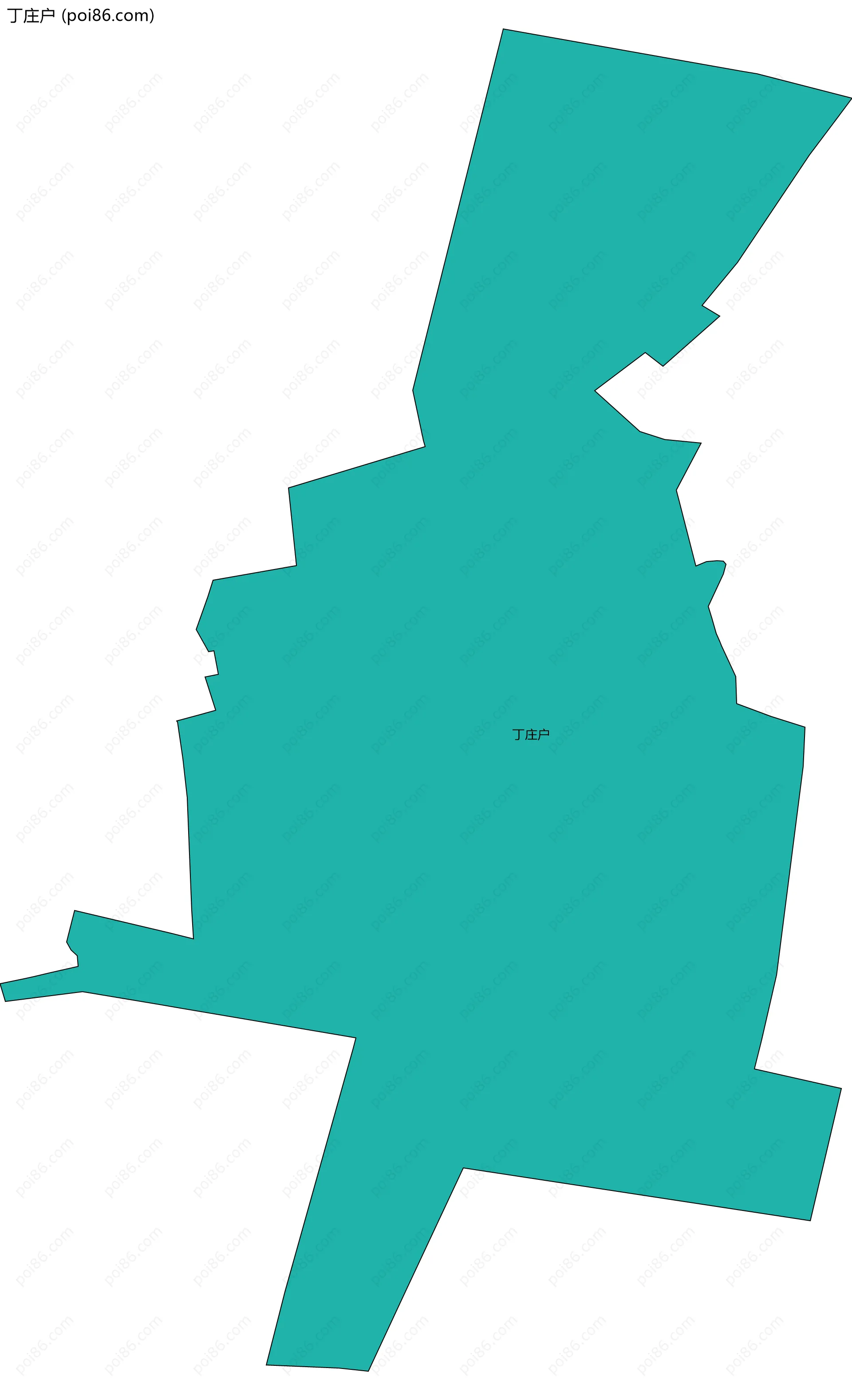 丁庄户边界地图