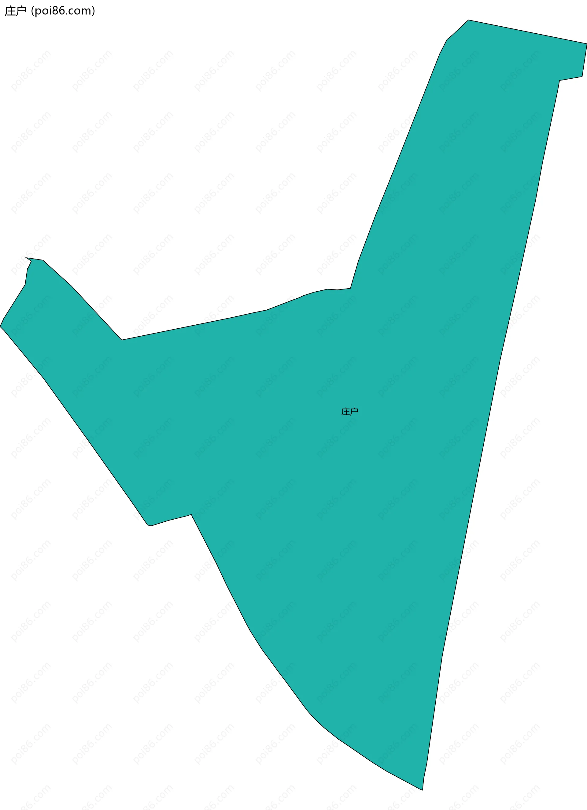 庄户边界地图
