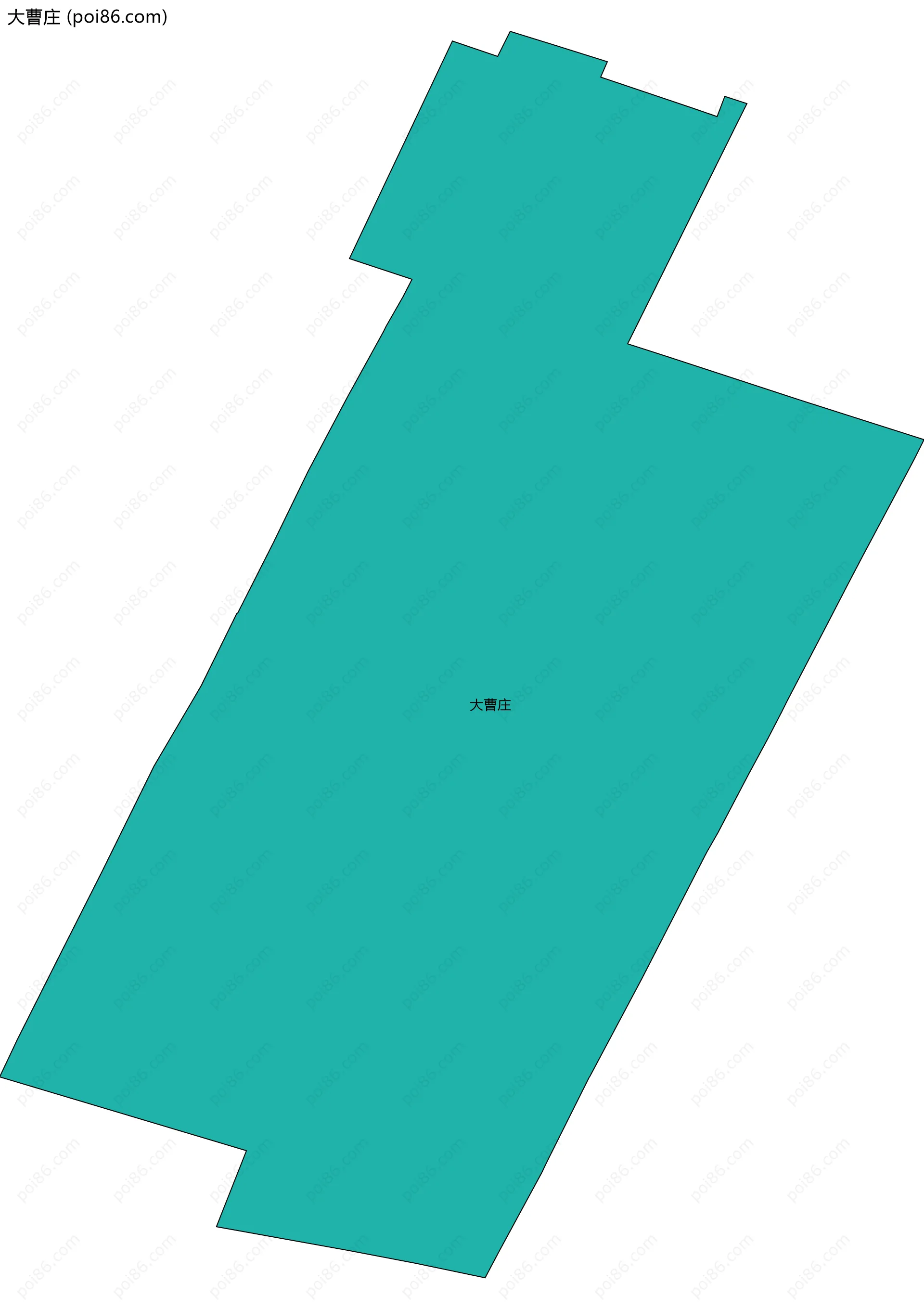 大曹庄边界地图