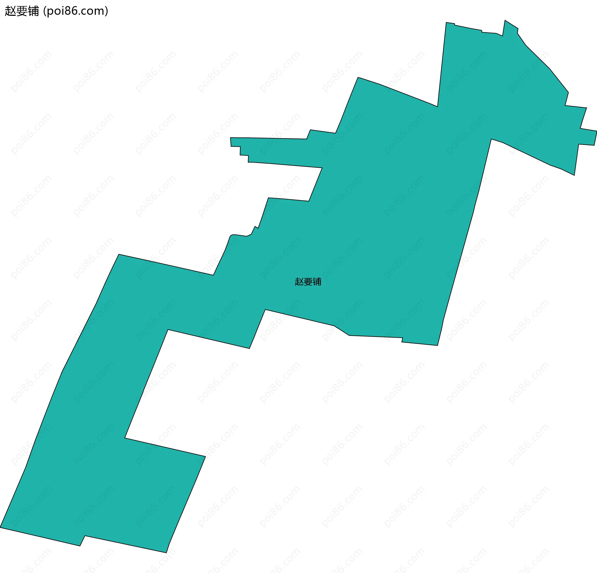 赵要铺边界地图