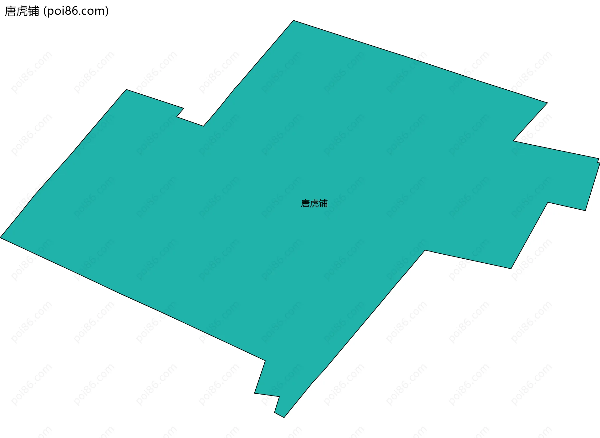 唐虎铺边界地图