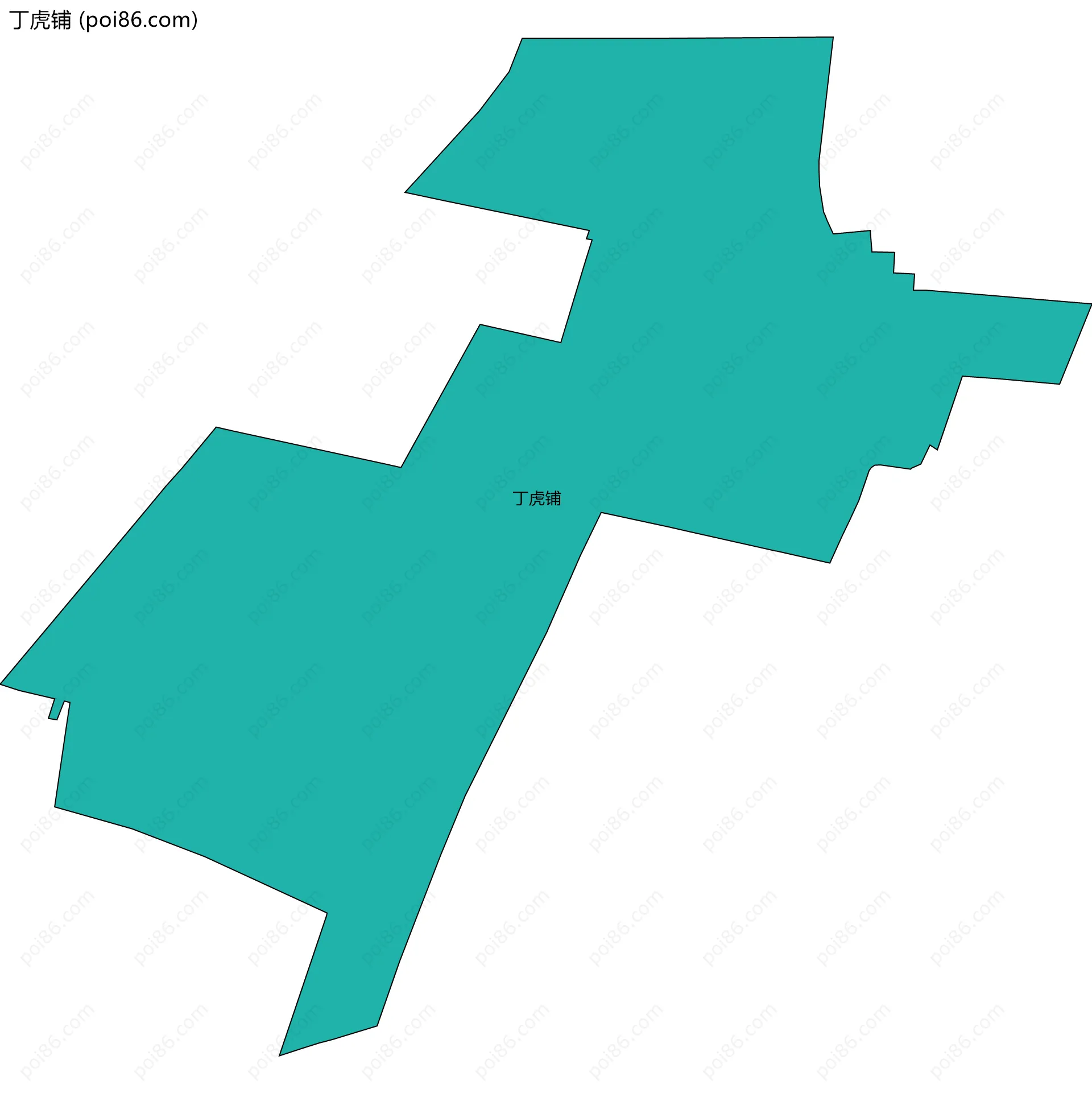 丁虎铺边界地图