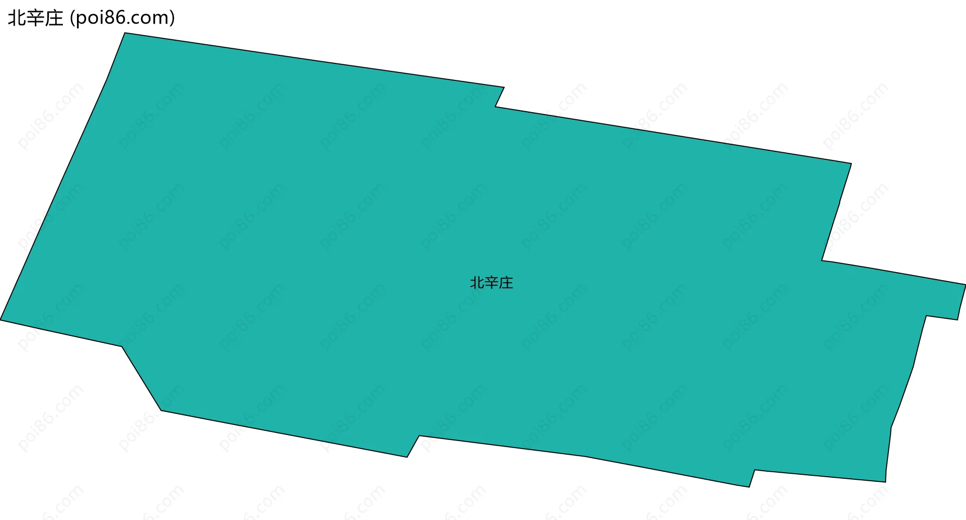 北辛庄边界地图