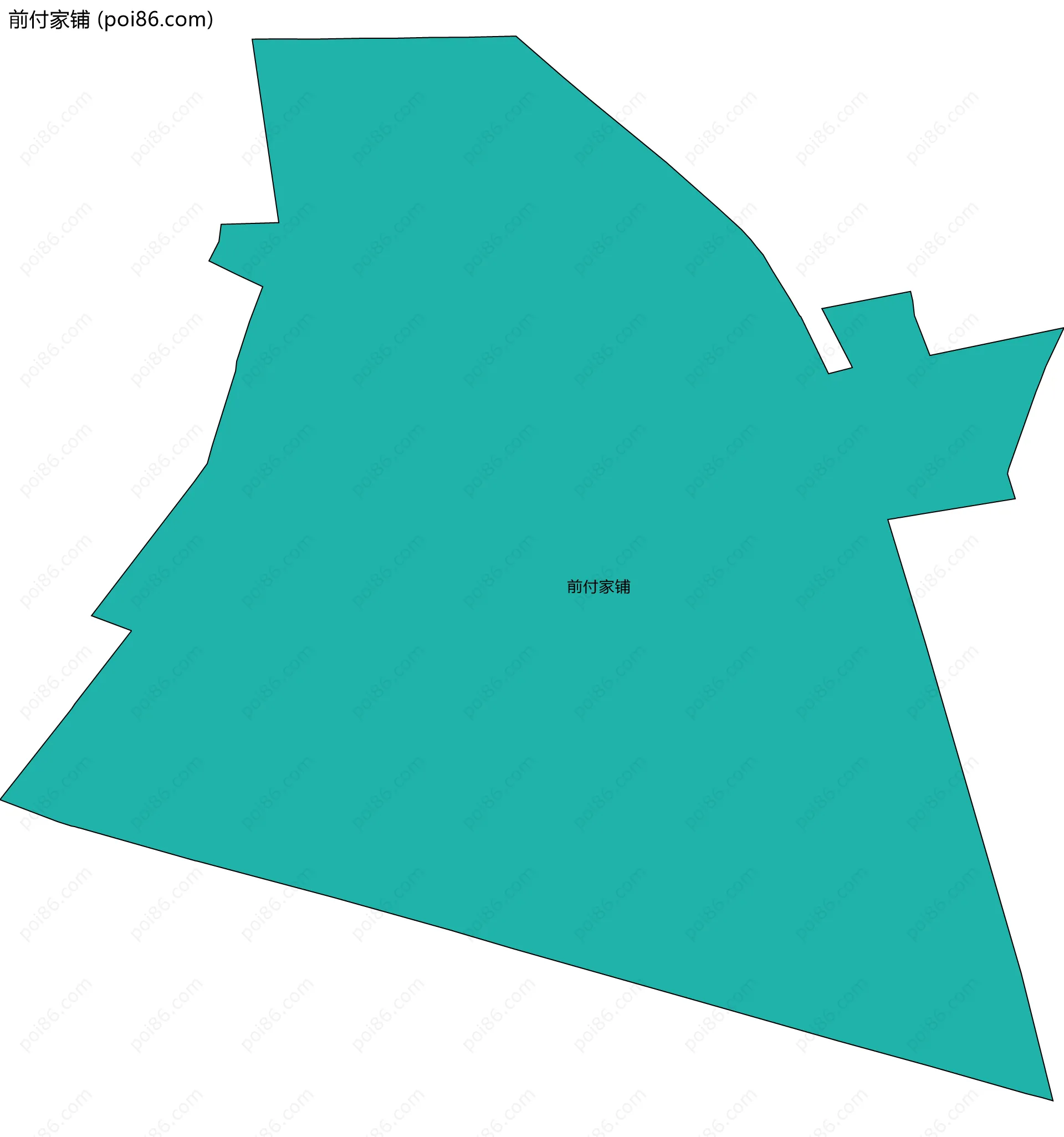 前付家铺边界地图