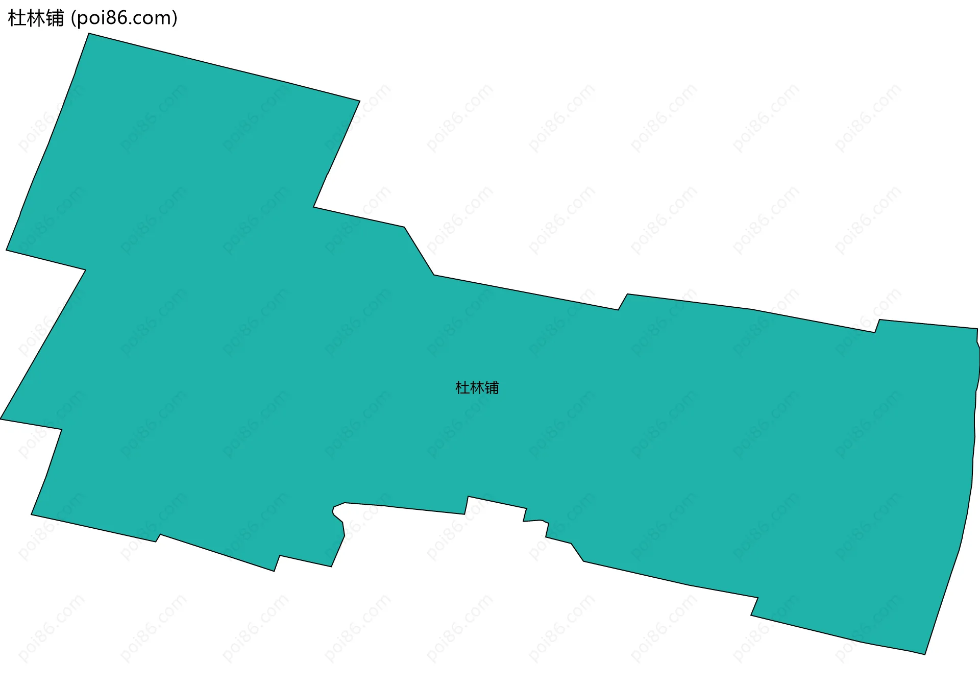 杜林铺边界地图