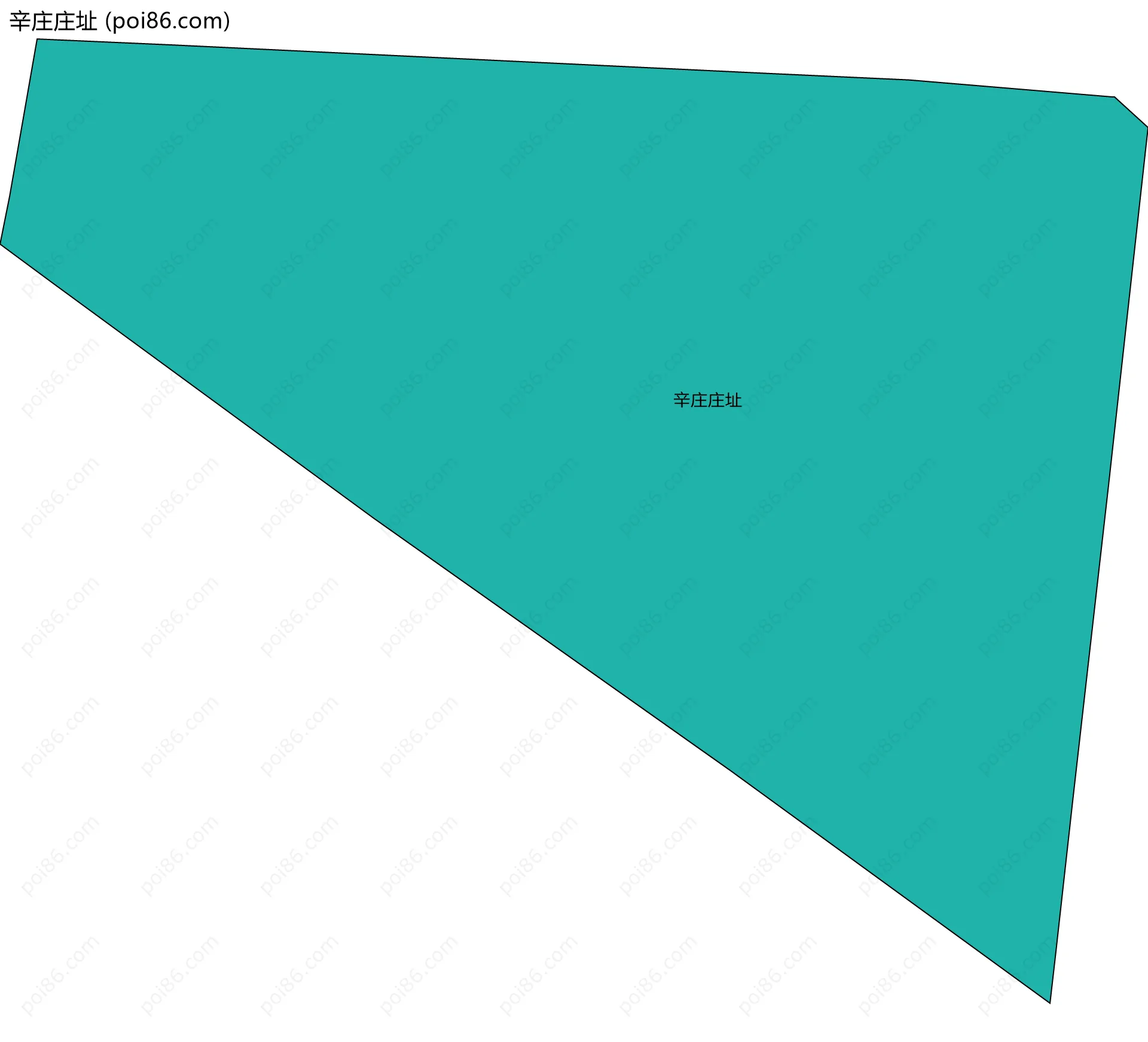 辛庄庄址边界地图